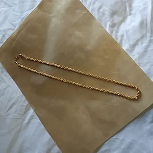 Vintage napier gold rope chain